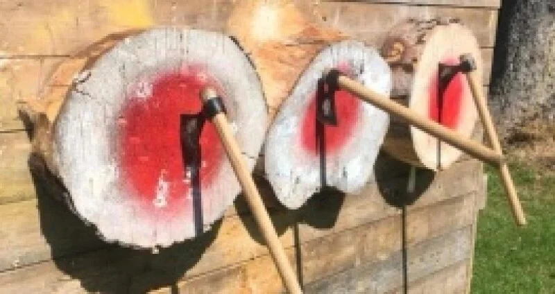 Axe and Knife Throwing for Two in Northumberland