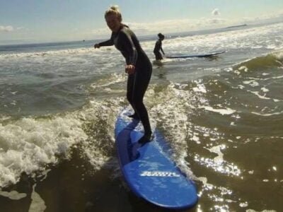 Surfing Lesson in Northumberland - 2 Hours